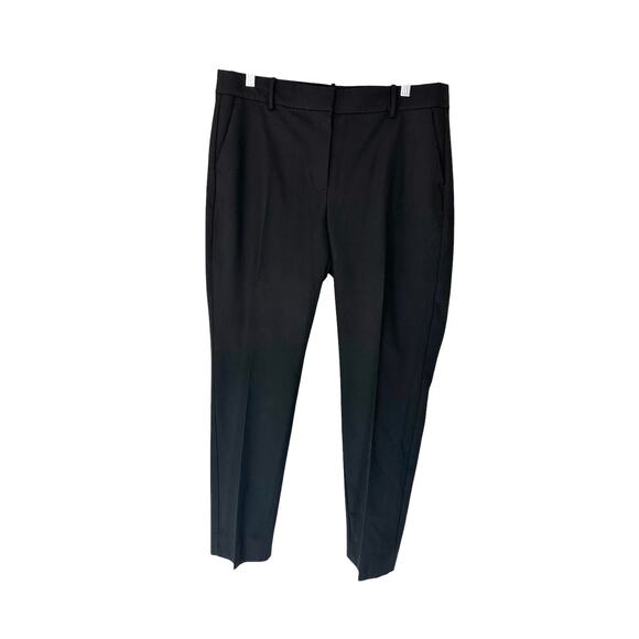 J.Crew Black Stretch Twill Slim Cropped Ruby Dress Pant Size 12 Style J5292 - Picture 1 of 12